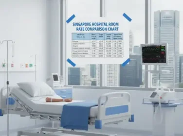 Singapore Hospital Room Rate Comparison